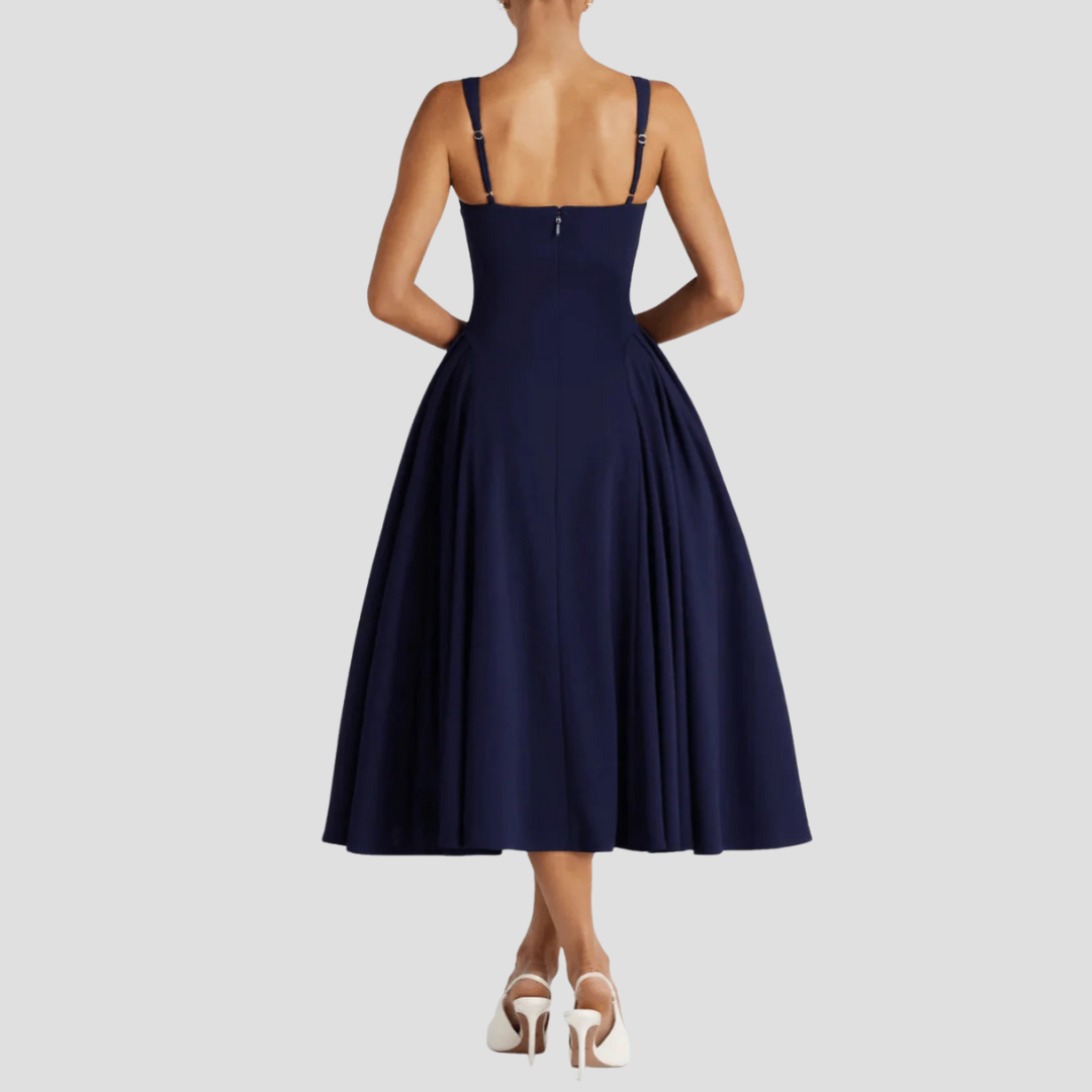 Ardeline | Women’s Elegant Pleated Midi Dress