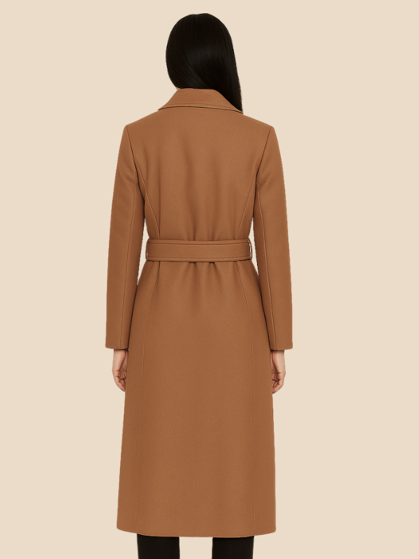 Sophia | Women’s Double-Breasted Long Coat