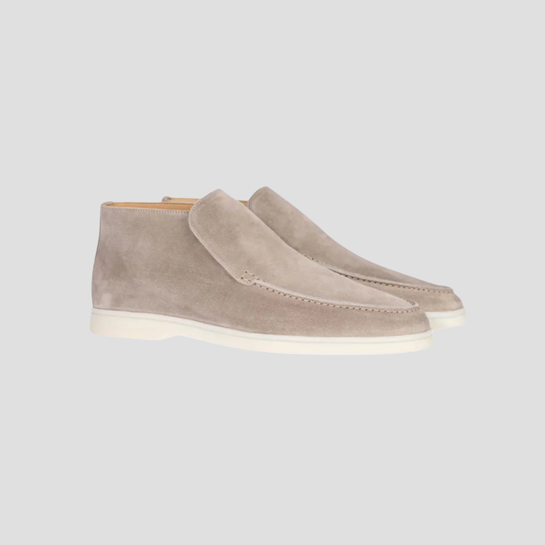 Calverne | Men’s Suede Ankle Loafers