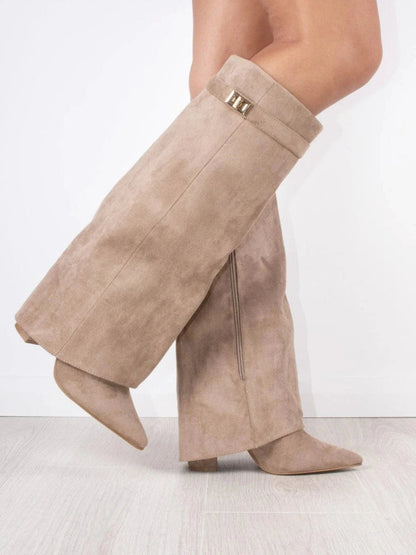 Nyla | Women’s Knee High Flared Boots