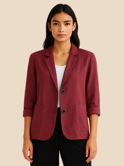 Stella | Linen Casual Blazer