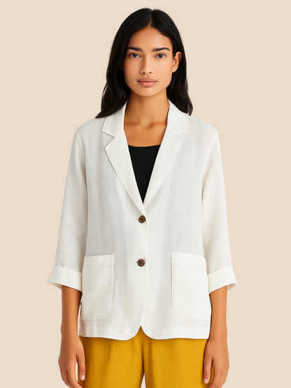 Stella | Linen Casual Blazer