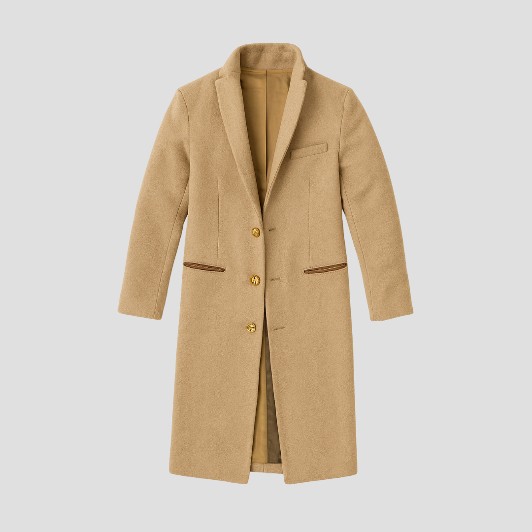 Belvierre | Men’s Long Wool Classic Coat