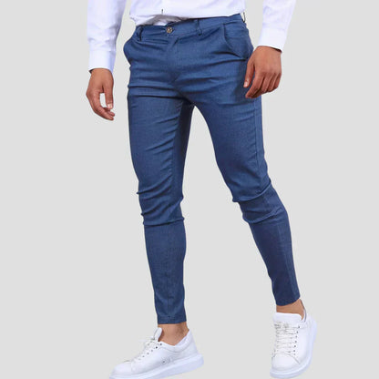 Loxley | Men’s Slim-Fit Cotton Chino Trousers