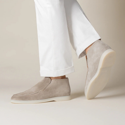 Calverne | Men’s Suede Ankle Loafers