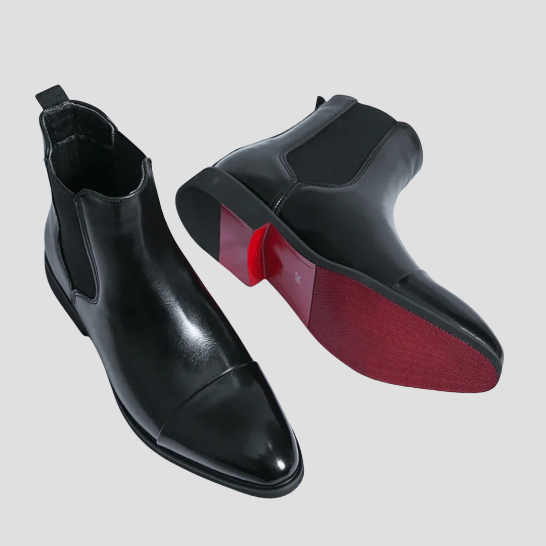 Ashbourne | Men’s Black Leather Chelsea Boots