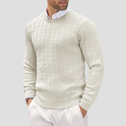 Branwell | Men’s Lightweight Cable Knit Jumper
