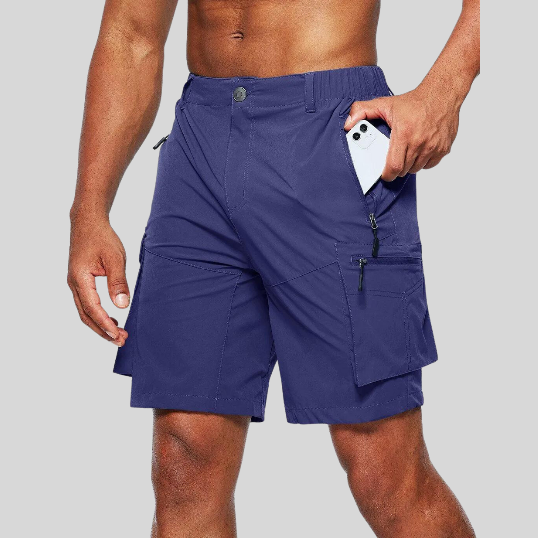 Maddox | Men’s Zip-Pocket Cargo Shorts