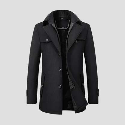 Falconridge | Men’s Mid-Length Wool Overcoat