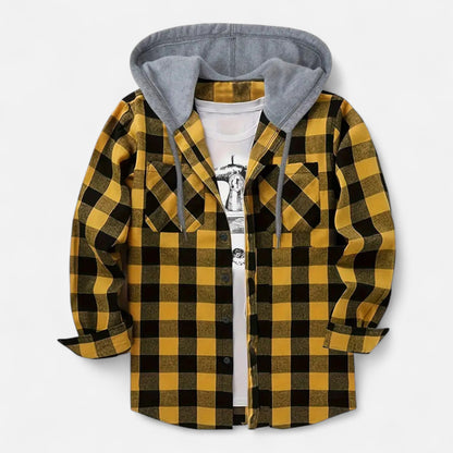 Ruxander | Men’s Button-Up Hooded Sweater