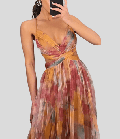 Isadora | Charming Floral Maxi Dress