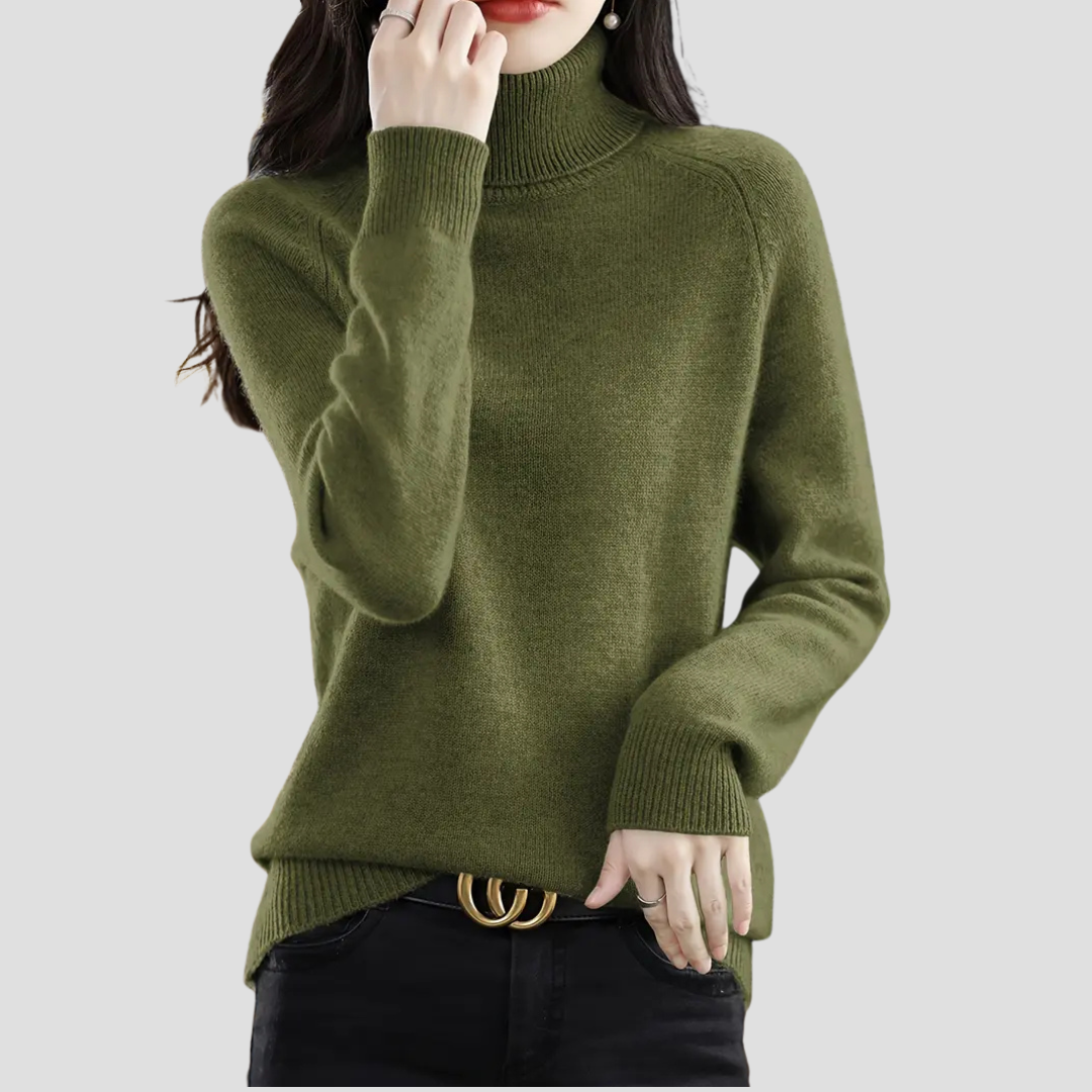 Alverin | Women’s Turtleneck Knit Sweater
