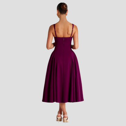 Ardeline | Women’s Elegant Pleated Midi Dress