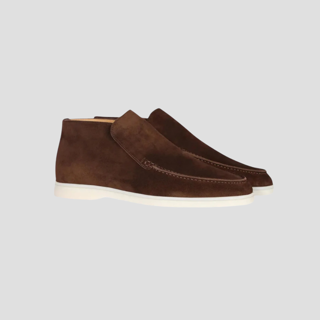 Calverne | Men’s Suede Ankle Loafers