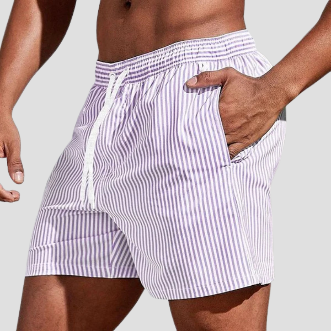 Dravien | Men’s Striped Swim Shorts