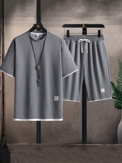 Orvan | Men’s Waffle-Knit Two-Piece Lounge Set