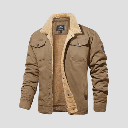 Corvainne | Men’s Sherpa-Lined Bomber Jacket