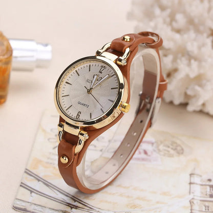 Sorrel | Women’s Gold-Tone Vegan Leather Quartz Watch