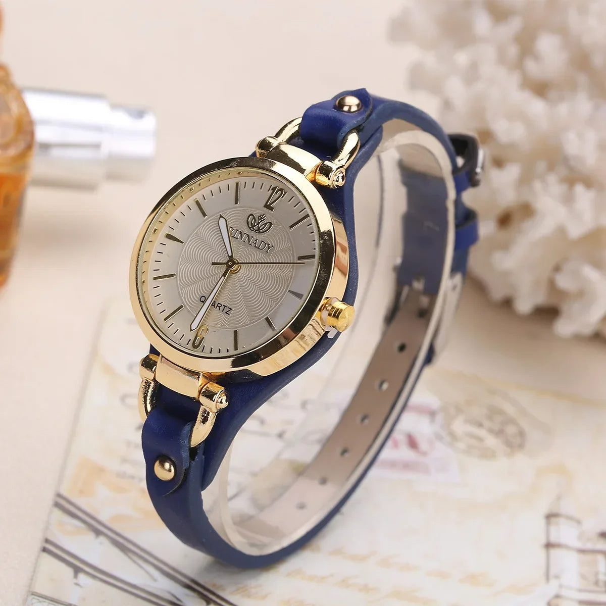 Sorrel | Women’s Gold-Tone Vegan Leather Quartz Watch
