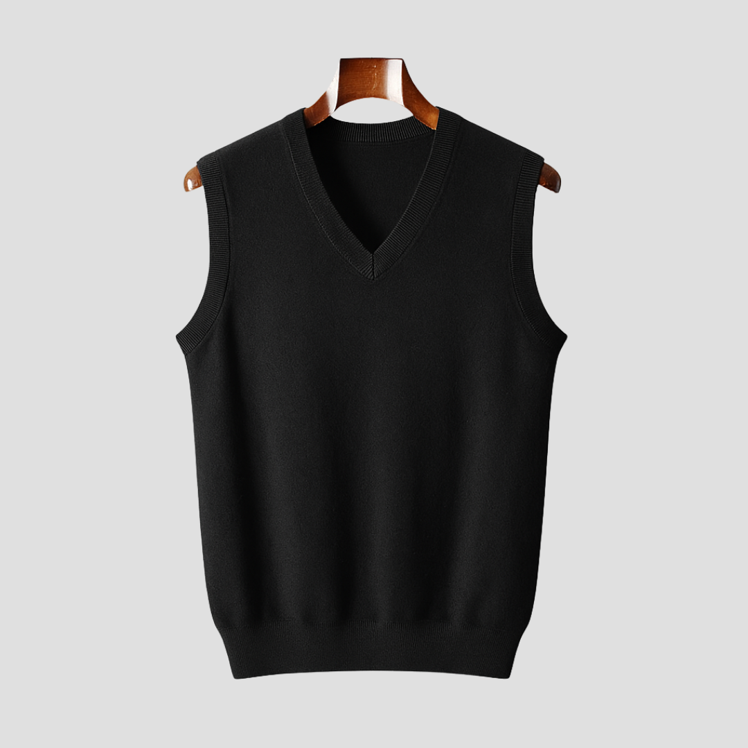 The Renmere | Men’s Cashmere-Wool Sleeveless Jumper