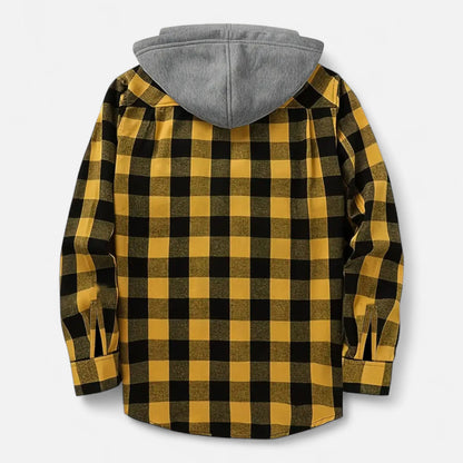 Ruxander | Men’s Button-Up Hooded Sweater