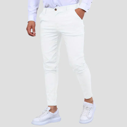 Loxley | Men’s Slim-Fit Cotton Chino Trousers