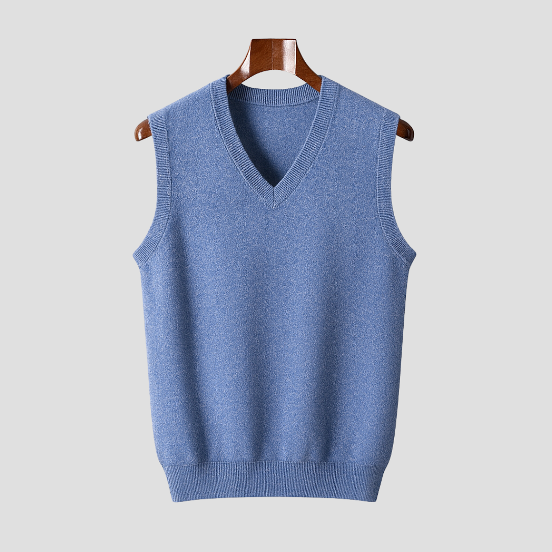 The Renmere | Men’s Cashmere-Wool Sleeveless Jumper