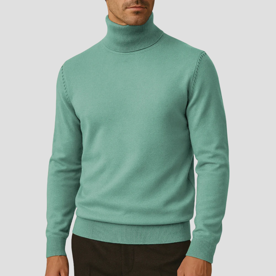 Harlowe | Men’s Slim-Fit Turtleneck Knitted Jumper