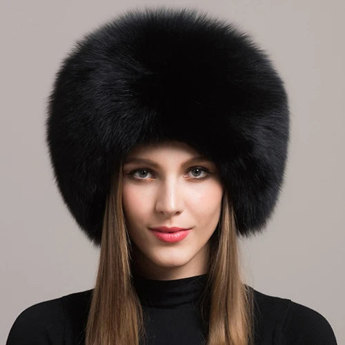 Sylven | Women’s Genuine Fox Fur Winter Hat