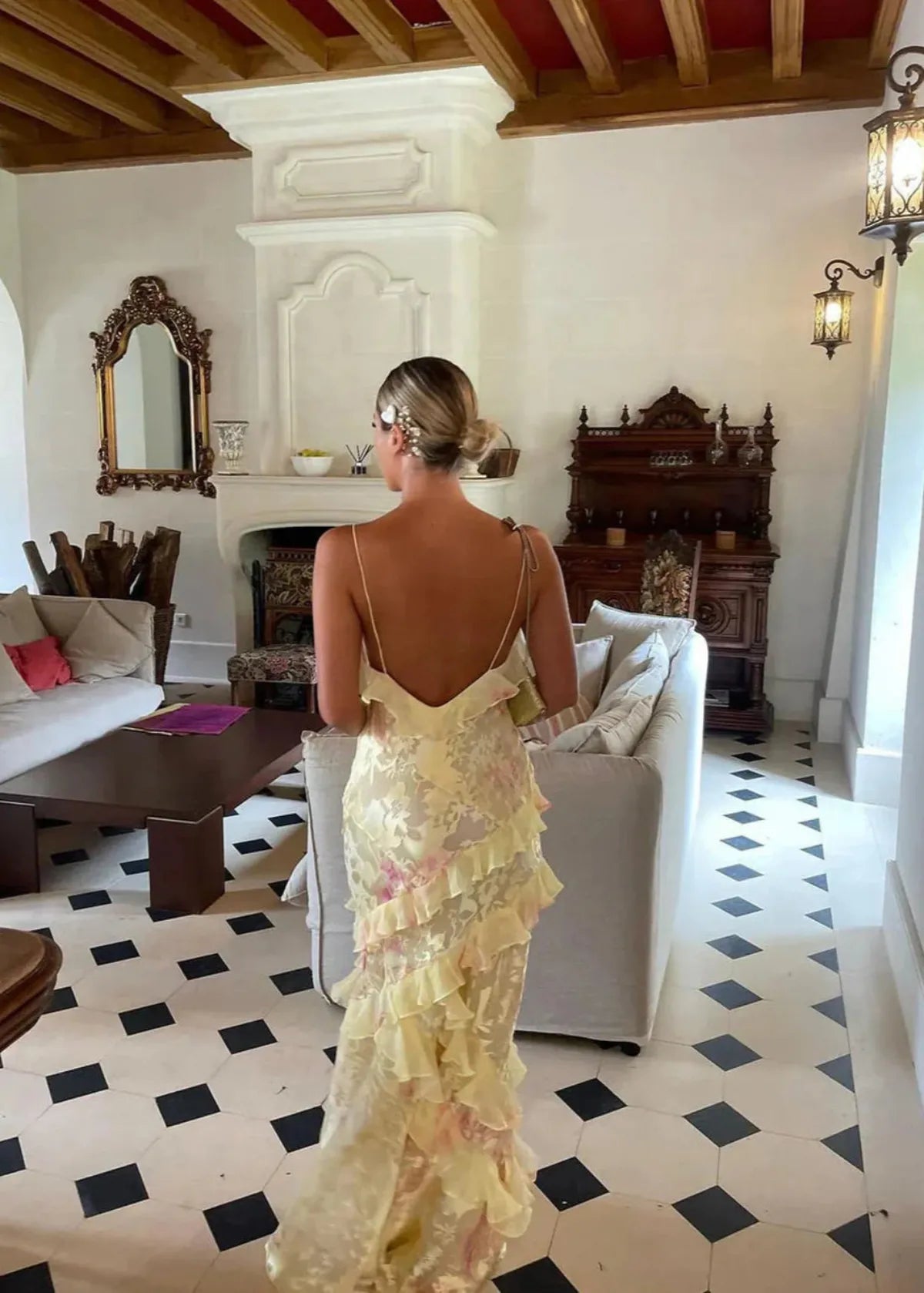 Marielle | Women’s Ruffle Maxi Dress
