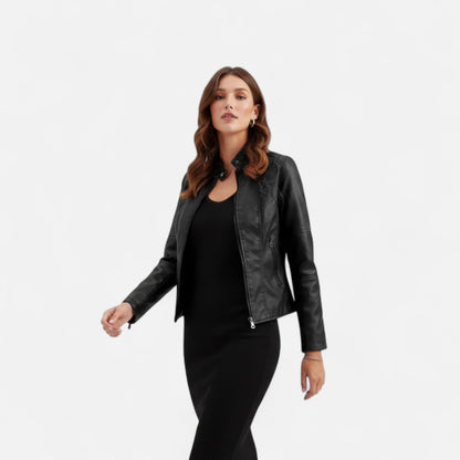 Quivara | Women’s Lightweight PU Leather Jacket