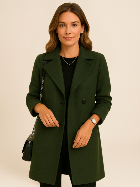 Clara | Women’s Long Double-Breasted Coat