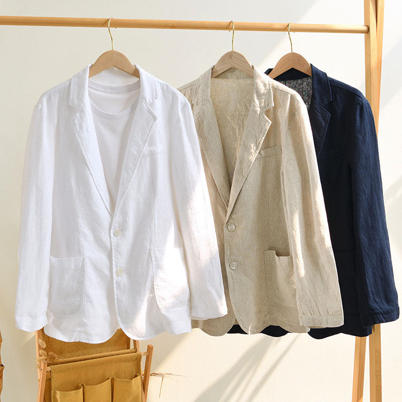 Waylon | Men’s Tuscan Linen Blazer