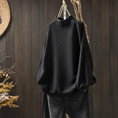 Elise | Oversized Waffle Knit Sweater