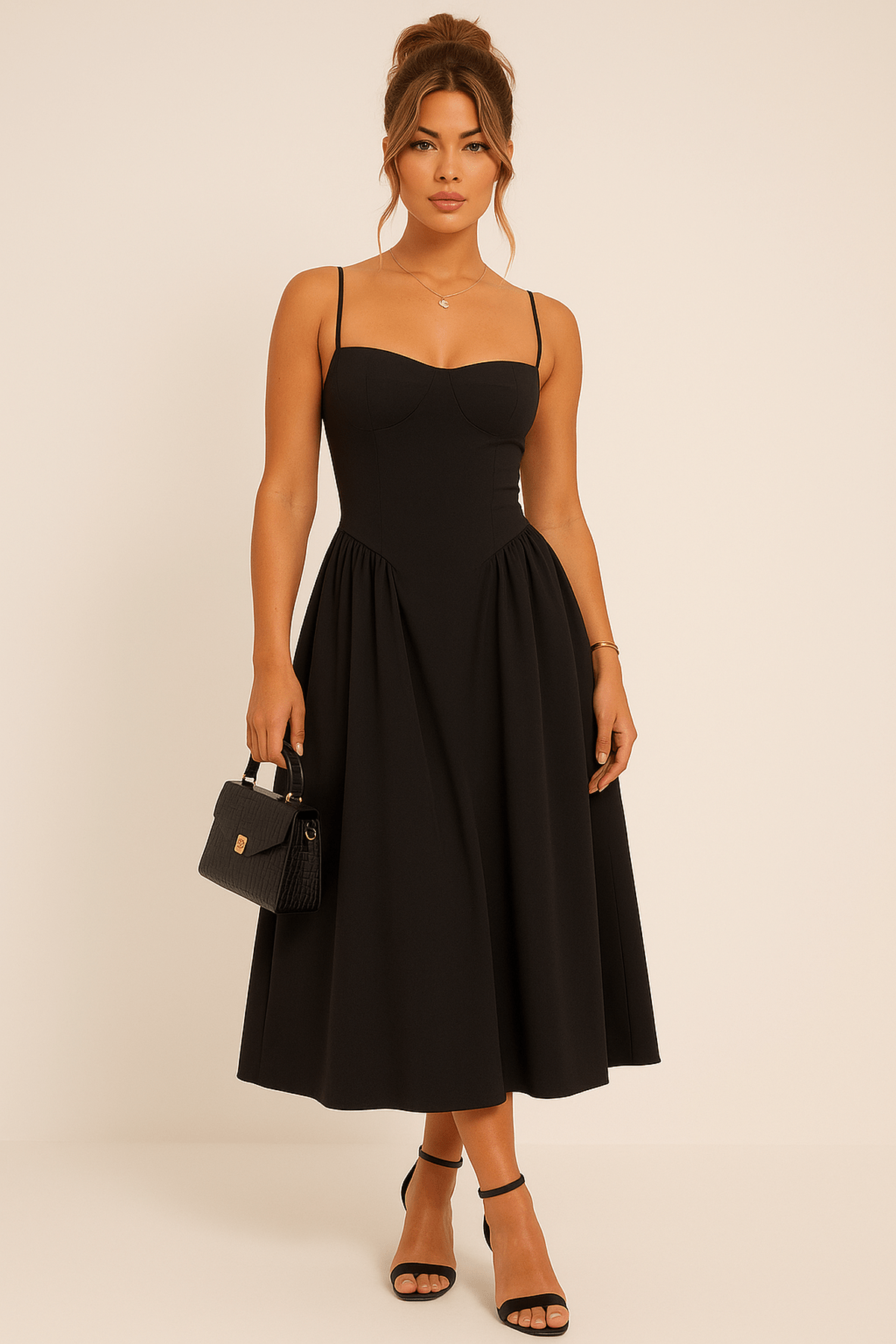 Selene | Women’s Sweetheart Midaxi Dress