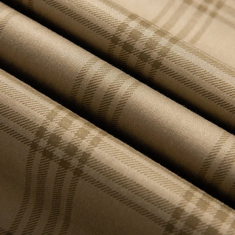 August | Men’s Plaid Straight-Leg Pants