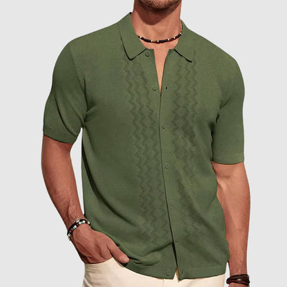 Enzo | Men’s Summer Knitted Shirt