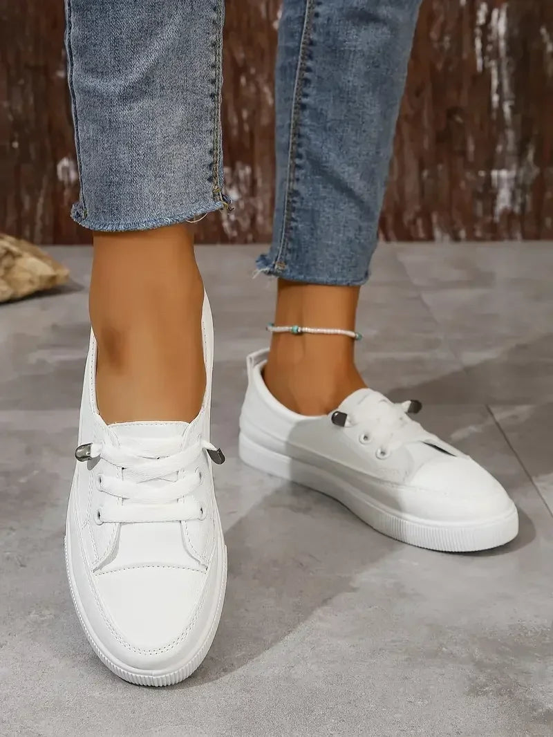 Adalyn | Women’s Lace-Up Flat Sneakers