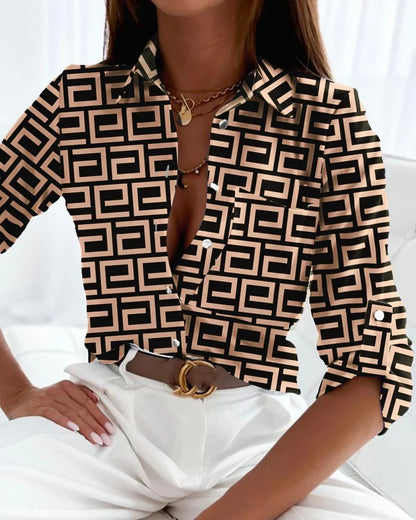Sabrina | Women’s Striped Button-Down Shirt