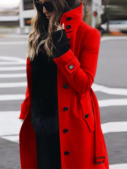 Isabella | Women’s Long Single-Breasted Coat