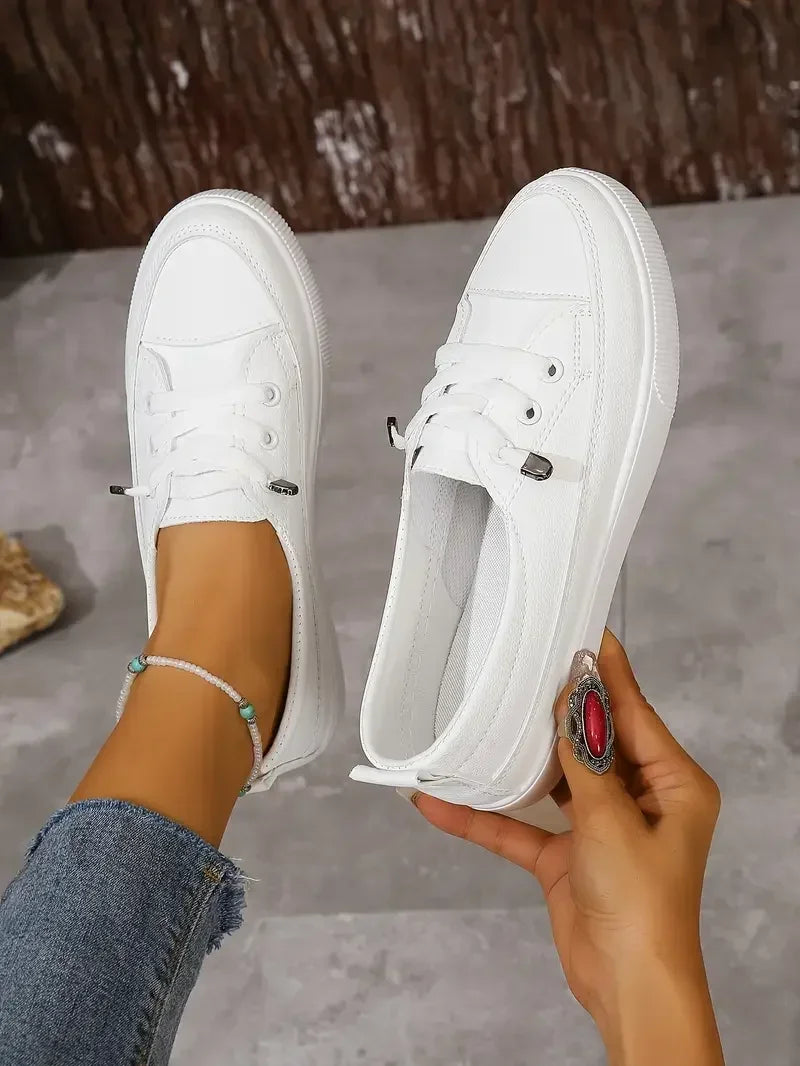 Adalyn | Women’s Lace-Up Flat Sneakers