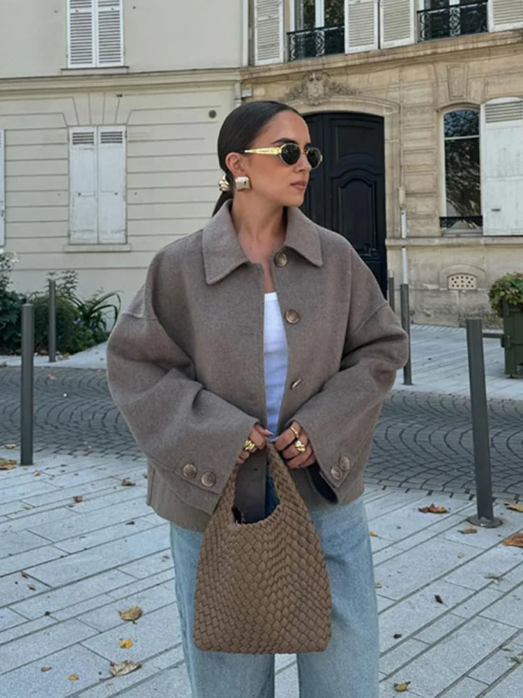 Veda | Women’s Wool-Blend Oversized Jacket