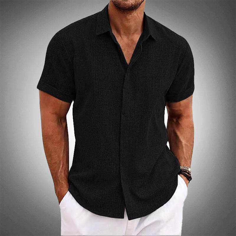 Ryan | Men’s Tropical Linen Shirt