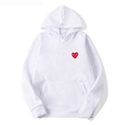 Amora | Unisex Cotton Heart-Logo Hoodie