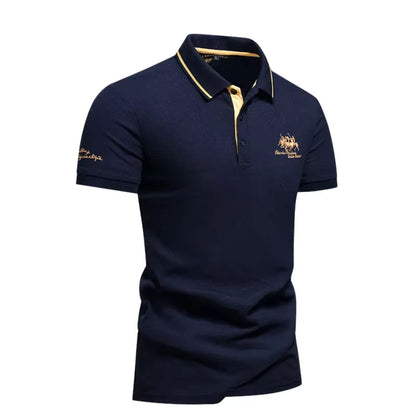 Abel | Men’s Classic Embroidered Polo Shirt