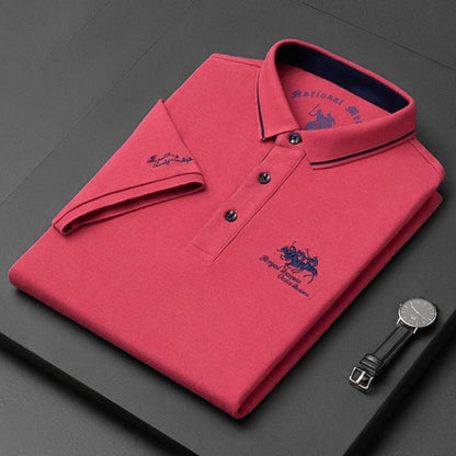 Abel | Men’s Classic Embroidered Polo Shirt