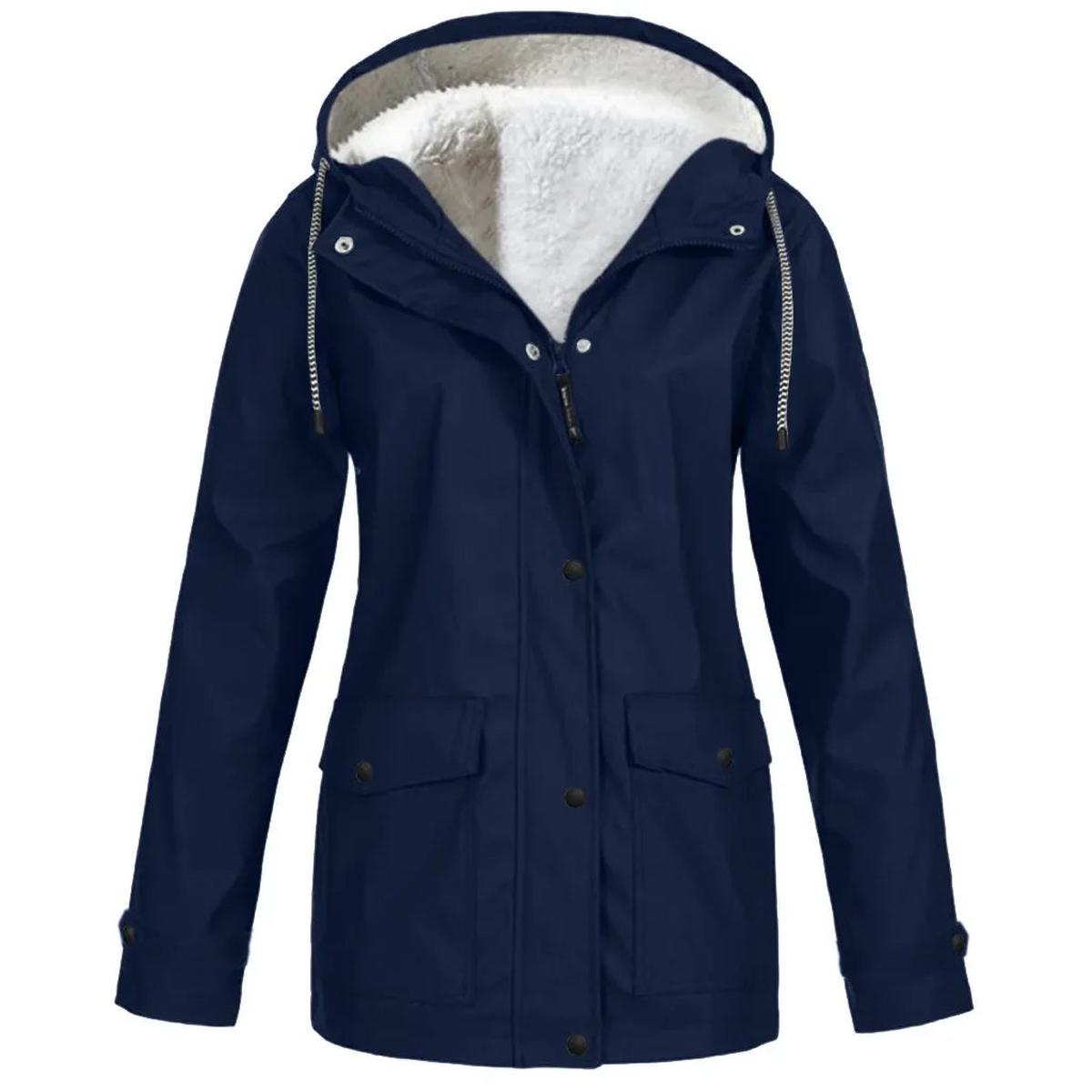 Arden | Waterproof Hooded Fleece-Lined Jacket