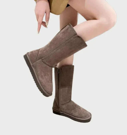 Sofia | Women’s Waterproof Sheepskin Suede Boots