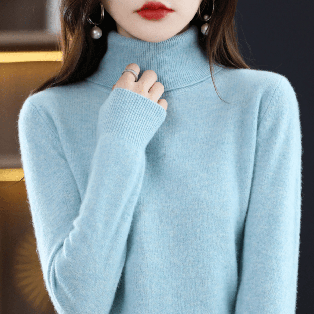 Colette | Women’s Luxury Cashmere Turtleneck Sweater