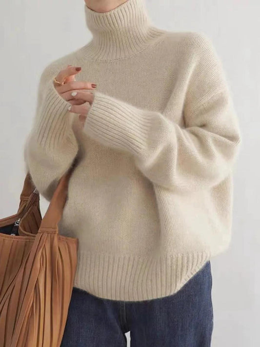 Aurora | Women’s Luxury Cashmere Turtleneck Sweater